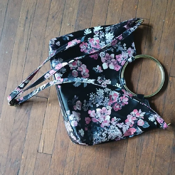 Mossimo Foral and Black Women's Bag - Picture 8 of 10